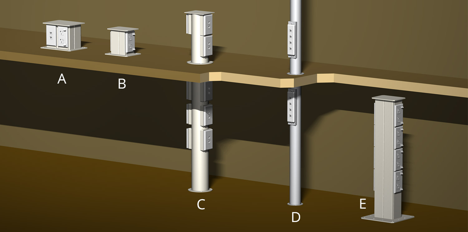 Pedestals Multi Channel Network Cable Management Systems Nz